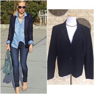 Navy work or casual blazer